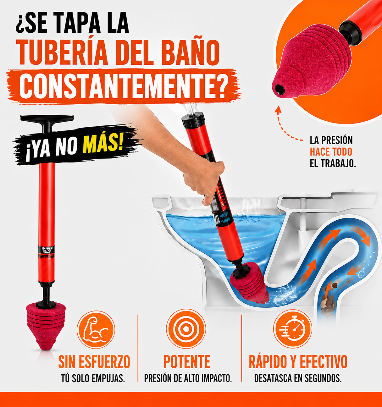 DestapaPRO | DESTAPADOR DE TUBERÍAS A PRESIÓN