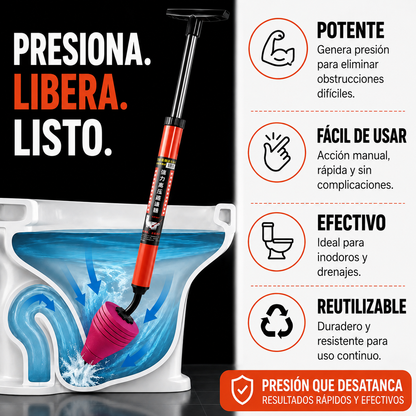 DestapaPRO | DESTAPADOR DE TUBERÍAS A PRESIÓN